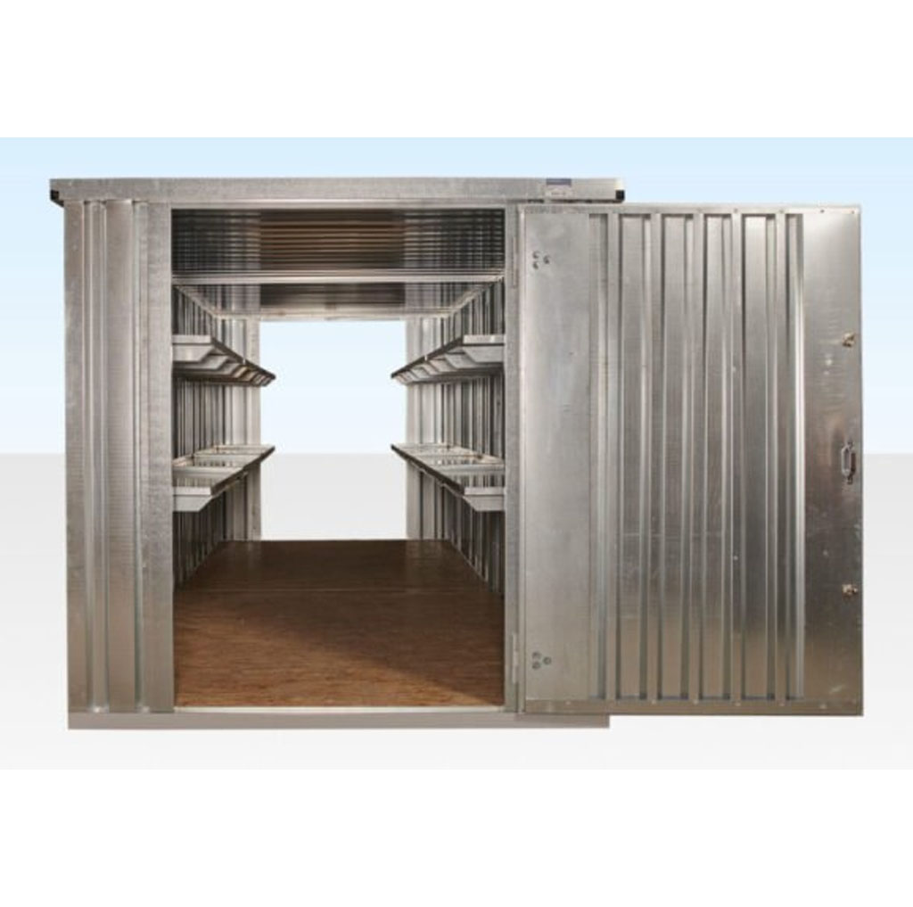 6M X 2.1M End Linked Flat Packed Container Bundle (Galvanised) - Image 2
