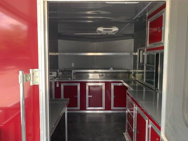 8.5' x 18' Brandy Wine BBQ Porch Concession Food Trailer - Image 2