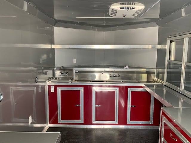 8.5' x 18' Brandy Wine BBQ Porch Concession Food Trailer - Image 9