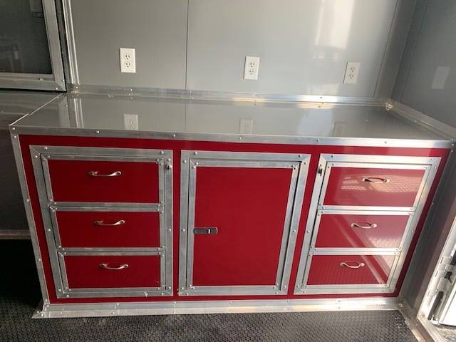 8.5' x 18' Brandy Wine BBQ Porch Concession Food Trailer - Image 5