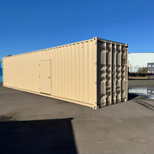 40ft shipping container with man door